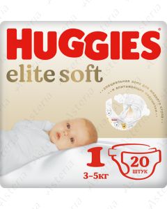 Huggies Elite soft N1 տակդիր 3-5կգ N20