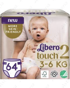 Libero Touch մանկական տակդիր N2 3-6կգ N64	   