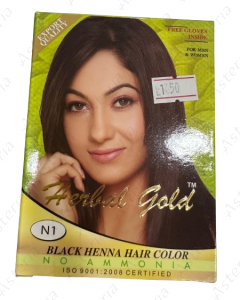 Henna herbal gold black 10g N6