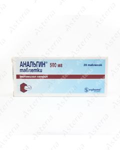Analgin tablets 500mg N20
