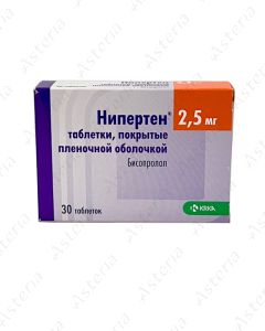 Niperten coated tablets 2.5mg N30