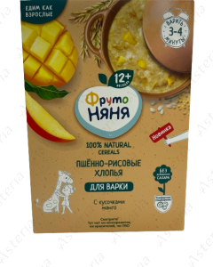 Fruto Nyanya Wheat-Rice Flakes Mango Pieces 200ml