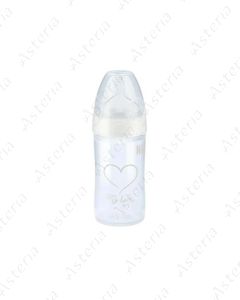 Nuk feeding bottle silicone M 6-18M+ 250ml