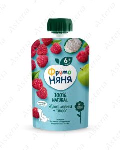 Fruto Nyanya pouch apple raspberry curd 90g