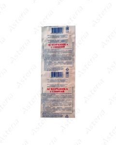 Ascorbic tablet with chewable glucose 100mg N10