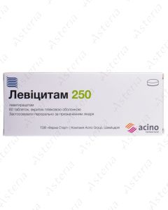 Levicitam tablets 250mg N60