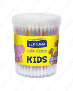 Cotton buds for children with stopper Septona N100