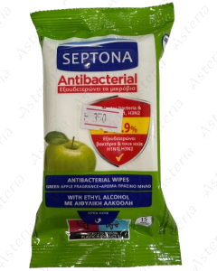 Septona Antibacterial Wet Wipes Apple N15