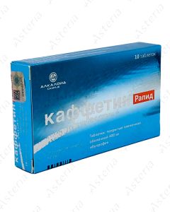 Caffetin rapid tab. 400mg N10