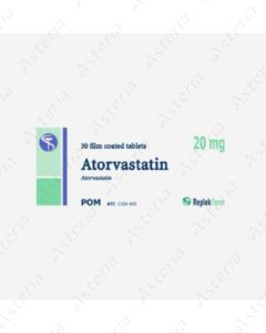 Atorvastatin tablets 20mg N30