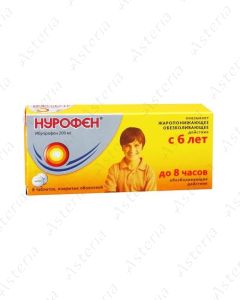 Nurofen tablets from 6 years old 200 mg N8