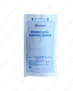 Sterile surgical latex Talcum glove N7. 0 01134-70