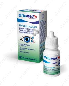 Meds OftaMeds eye drops aloe vera 0.3% hyaluronic acid 10 ml 7261