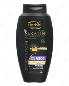 HERBAL ORIGINALS phyto keratin shampoo – curls 400ml 70204