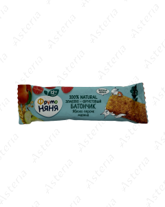 Fruto Nyanya cereal bar fruit apple, peach, raspberry 25g