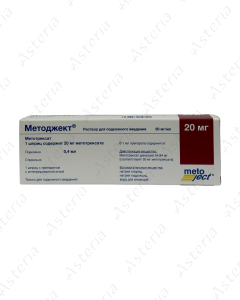 Metoject subcutaneous solution 50mg/ml 20mg 0.4ml