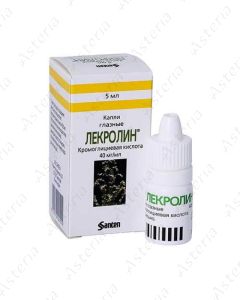 Lecrolyn eye drops 4% 5ml