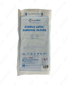 Sterile surgical latex Talcum glove N8. 5