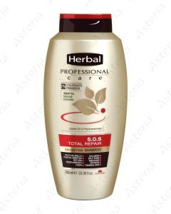 HERBAL PROFESSIONAL care shampoo - total repair 750ml 63008