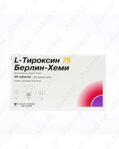 L-тироксин (75мкг таб х100)