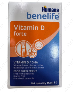 Humana benelife витамин D форте 15мл